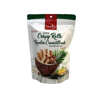 Custom Reusable Printed Laminated Barrier Aluminum Foil Snack Pouch With Zipper Plastic Pouches For Food